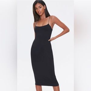 Forever 21 Black Cami Bodycon Dress